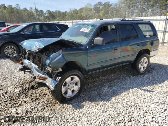 1997 Toyota 4Runner SR5 with VIN JT3GN86R7V0043234, listed as a Copart auction lot 50569505 with 331,700 mi miles and Salvage title. Bid and sale history available at DreamBid. Image 1.