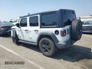 2022 Jeep Wrangler Unlimited Willys with VIN 1C4HJXDN6NW278386, listed as a Copart auction lot 56172195 with 45,259 mi miles and Salvage title. Bid and sale history available at DreamBid. Image 2.