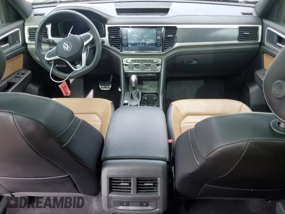 2023 Volkswagen Atlas SEL Premium R-Line with VIN 1V2FE2CA9PC206520, listed as a Copart auction lot 53936345 with Not provided miles and Salvage title. Bid and sale history available at DreamBid. Image 8.