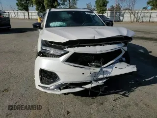 2024 Acura MDX Type S w/Advance Package with VIN 5J8YD8H81RL001171, listed as a Copart auction lot 46134195 with 23,669 mi miles and Salvage Title. Bid and sale history available at carsss.com. Image 10.