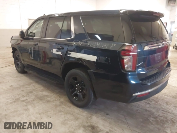 2023 Chevrolet Tahoe Commercial with VIN 1GNSCLED8PR211103, listed as a IAAI auction lot 41475687 with 16,445 mi miles and . Bid and sale history available at DreamBid. Image 3.