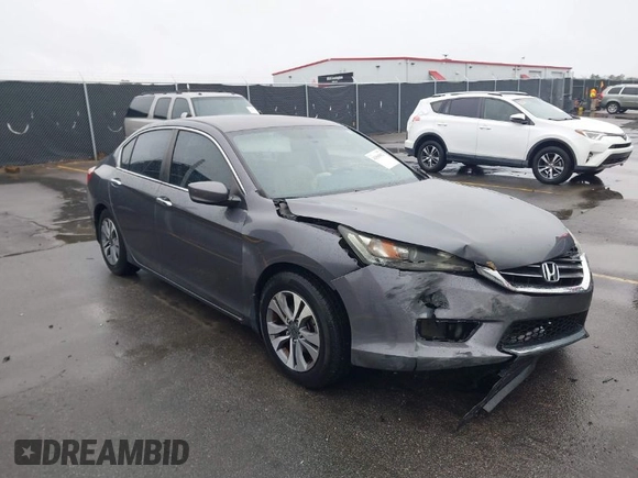 2013 Honda Accord LX z VIN 1HGCR2F34DA025498, wystawiony jako IAAI lot #41568812 z przebiegiem 163 000 mil mil oraz . Historia ofert i sprzedaży dostępna na DreamBid. Obrazek 1.