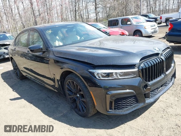 2021 BMW 7 Series 750i xDrive with VIN WBA7U2C05MCF72521, listed as a IAAI auction lot 41763182 with 68,668 mi miles and . Bid and sale history available at DreamBid. Image 1.