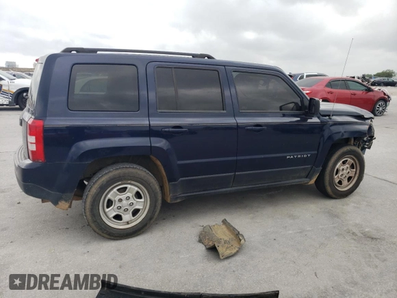 2016 Jeep Patriot Sport z VIN 1C4NJPBB7GD554259, wystawiony jako Copart lot #51657235 z przebiegiem Nie podano mil oraz Szkoda całkowita • Salvage title. Historia ofert i sprzedaży dostępna na DreamBid. Obrazek 3.