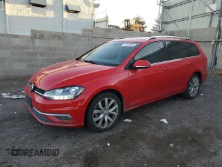 2018 Volkswagen Golf SportWagen SEL with VIN 3VWL17AU4JM762666, listed as a Copart auction lot 77591004 with 40,508 mi miles and Salvage Title. Bid and sale history available at carsss.com. Image 1.