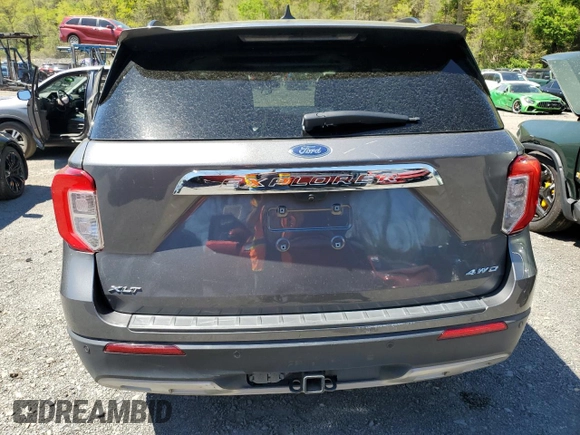 2021 Ford Explorer XLT z VIN 1FMSK8DH1MGA29114, wystawiony jako Copart lot #55319215 z przebiegiem 51 371 mil mil oraz Szkoda całkowita • Salvage title. Historia ofert i sprzedaży dostępna na DreamBid. Obrazek 6.