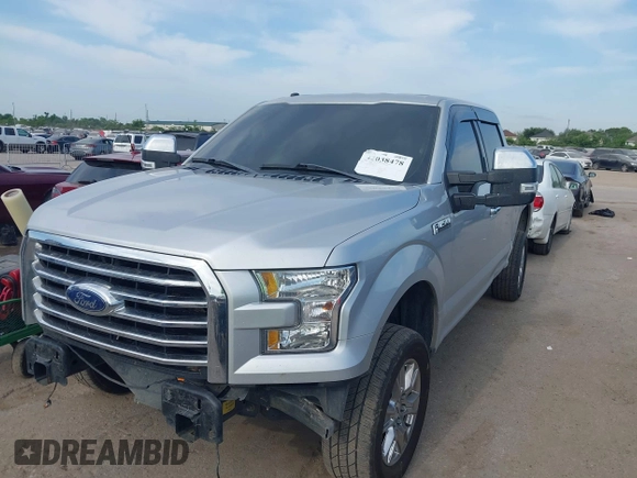 2017 Ford F-150 XL with VIN 1FTEW1CF2HKE45012, listed as a IAAI auction lot 42038478 with 76,284 mi miles and . Bid and sale history available at DreamBid. Image 17.