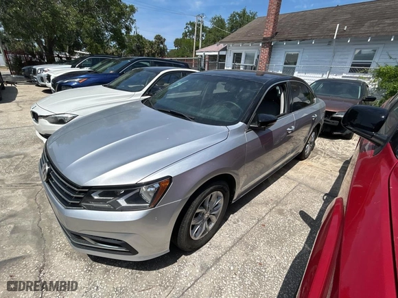 2017 Volkswagen Passat 1.8T S with VIN 1VWAT7A37HC023893, listed as a Copart auction lot 54632025 with 107,971 mi miles and Clean Title. Bid and sale history available at carsss.com. Image 2.