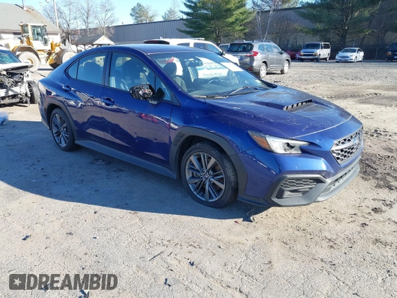 2023 Subaru WRX with VIN JF1VBAA62P9818074, listed as a IAAI auction lot 40939849 with 15,217 mi miles and . Bid and sale history available at DreamBid. Image 1.