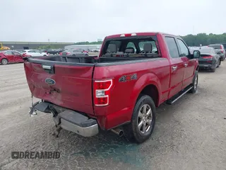 2018 Ford F-150 XL with VIN 1FTFW1E56JFE42735, listed as a IAAI auction lot 42382728 with 97,339 mi miles and . Bid and sale history available at DreamBid. Image 4.