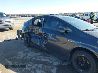 2013 Toyota Prius One with VIN JTDKN3DU8D5581720, listed as a IAAI auction lot 41710581 with 119,696 mi miles. Bid and sale history available at carsss.com. Image 6.