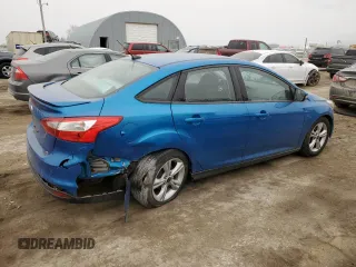 2014 Ford Focus SE with VIN 1FADP3F24EL406933, listed as a Copart auction lot 47826345 with 115,310 mi miles and Salvage Title. Bid and sale history available at carsss.com. Image 3.