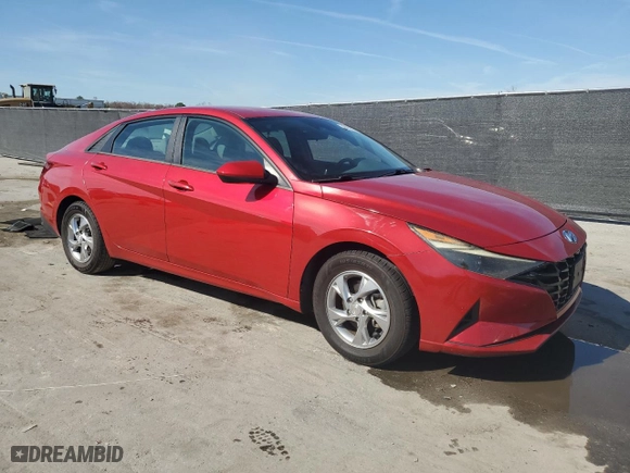 2021 Hyundai Elantra SE with VIN 5NPLL4AGXMH037895, listed as a Copart auction lot 43257865 with 84,421 mi miles and Non Repairable. Bid and sale history available at carsss.com. Image 4.