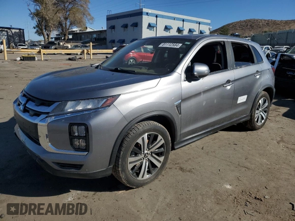 2021 Mitsubishi Outlander Sport ES with VIN JA4ARUAU9MU023112, listed as a Copart auction lot 81112584 with 0 mi miles and Salvage Title. Bid and sale history available at carsss.com. Image 1.