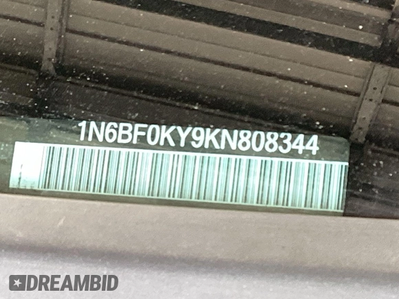 2019 Nissan NV Cargo SV с VIN 1N6BF0KY9KN808344, выставлен на аукционе IAAI как лот 42521060 с пробегом 148 741 миль миль и . История ставок и продаж доступна на DreamBid. Изображение 22.