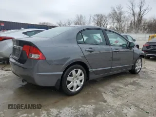 2010 Honda Civic LX with VIN 19XFA1F5XAE002086, listed as a Copart auction lot 51390825 with 109,150 mi miles and Salvage Title. Bid and sale history available at DreamBid. Image 3.