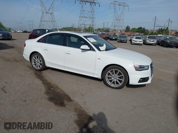 2015 Audi A4 Premium Plus with VIN WAUFFAFL6FA069131, listed as a IAAI auction lot 42103796 with 114,353 mi miles. Bid and sale history available at carsss.com. Image 1.