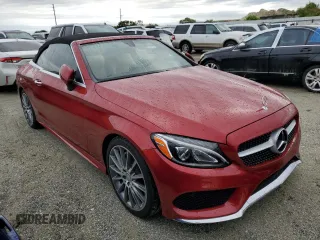 2017 Mercedes-Benz C 300 with VIN WDDWK4JB2HF430767, listed as a Copart auction lot 74781874 with Not Provided miles and Salvage Title. Bid and sale history available at DreamBid. Image 4.