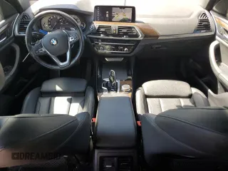 2019 BMW X3 xDrive30i with VIN 5UXTR9C55KLD90871, listed as a Copart auction lot 52802225 with 114,232 mi miles and Salvage Title. Bid and sale history available at DreamBid. Image 8.