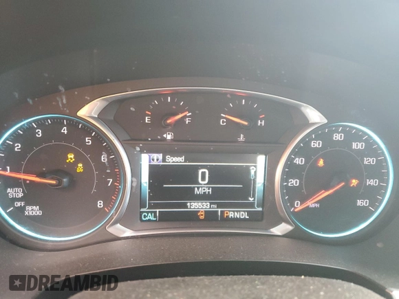 2018 Chevrolet Traverse Premier with VIN 1GNERKKW0JJ177109, listed as a Copart auction lot 61744104 with 135,533 mi miles and Salvage Title. Bid and sale history available at carsss.com. Image 9.