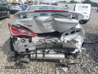 2015 Hyundai Genesis Coupe R-Spec with VIN KMHHU6KJ6FU126926, listed as a Copart auction lot 57085715 with 10,142 mi miles and Salvage title. Bid and sale history available at DreamBid. Image 6.
