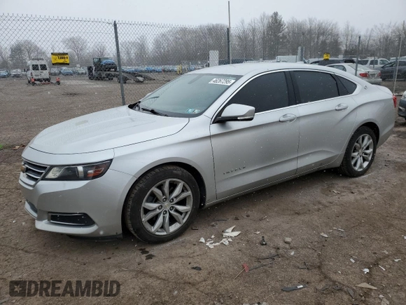 2017 Chevrolet Impala LT with VIN 1G1105SA9HU161936, listed as a Copart auction lot 46267295 with 179,637 mi miles and Salvage Title. Bid and sale history available at DreamBid. Image 1.