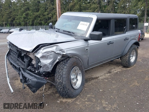 2024 Ford Bronco Big Bend with VIN 1FMDE7BH9RLB24788, listed as a IAAI auction lot 42282118 with 7,041 mi miles and . Bid and sale history available at DreamBid. Image 2.