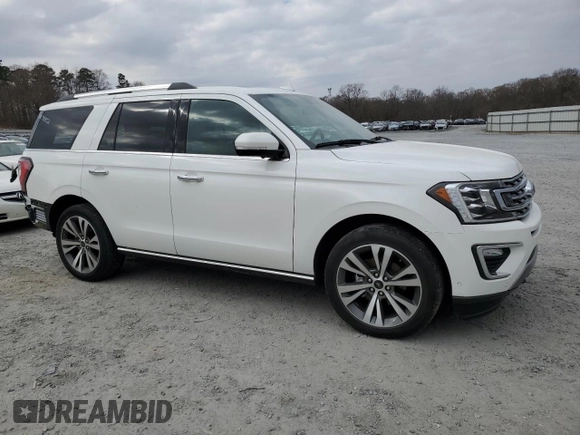 2020 Ford Expedition Limited with VIN 1FMJU2AT0LEA23052, listed as a Copart auction lot 43607775 with 38,058 mi miles and Salvage title. Bid and sale history available at DreamBid. Image 4.
