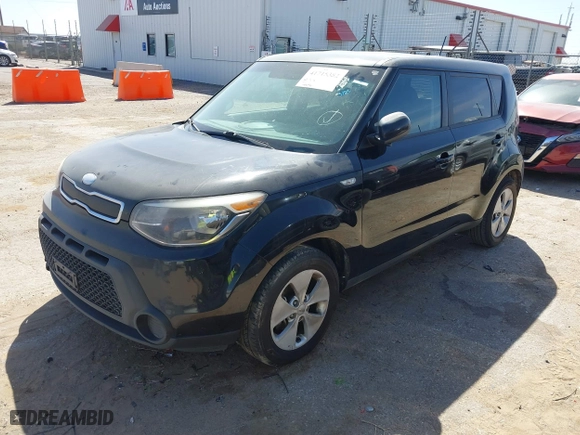2014 Kia Soul with VIN KNDJN2A29E7073576, listed as a IAAI auction lot 41715382 with 99,156 mi miles. Bid and sale history available at carsss.com. Image 17.