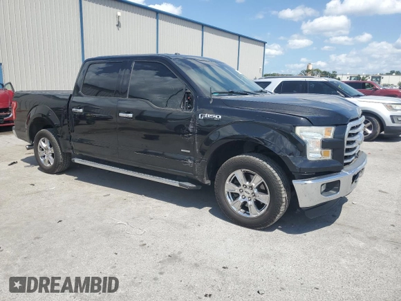 2015 Ford F-150 XL with VIN 1FTEW1CP0FFC58687, listed as a Copart auction lot 55101825 with 107,942 mi miles and Salvage Title. Bid and sale history available at DreamBid. Image 4.