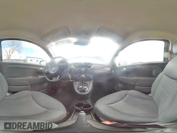 2015 FIAT 500 Pop with VIN 3C3CFFAR6FT545289, listed as a Copart auction lot 48758775 with 91,973 mi miles and Salvage Title. Bid and sale history available at carsss.com. Image 13.