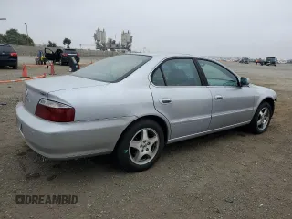 2002 Acura TL w/Navigation with VIN 19UUA56722A023536, listed as a Copart auction lot 73048224 with 136,880 mi miles and Salvage Title. Bid and sale history available at carsss.com. Image 3.