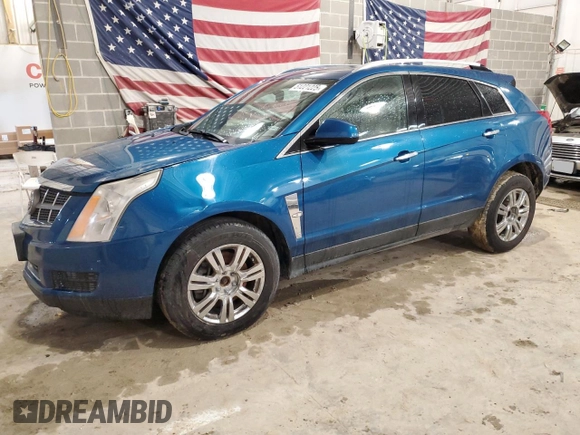 2010 Cadillac SRX Luxury Collection with VIN 3GYFNAEY0AS500955, listed as a Copart auction lot 51221225 with 152,932 mi miles and Salvage Title. Bid and sale history available at carsss.com. Image 1.