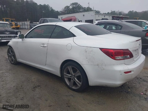 2012 Lexus IS 250C with VIN JTHFF2C2XC2523146, listed as a IAAI auction lot 41034783 with 130107 miles. Bid and sale history available at carsss.com. Image 3.