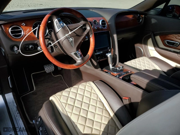 2016 Bentley Continental GT V8 S with VIN SCBGH3ZA8GC056834, listed as a Copart auction lot 87885395 with 15,134 mi miles and Salvage Title. Bid and sale history available at carsss.com. Image 8.