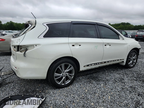 2015 Infiniti QX60 with VIN 5N1AL0MM9FC558652, listed as a Copart auction lot 56962205 with 129,883 mi miles and Salvage title. Bid and sale history available at DreamBid. Image 3.