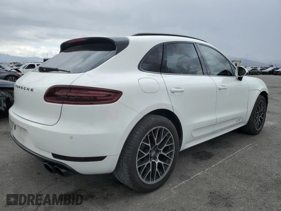 2017 Porsche Macan GTS with VIN WP1AG2A57HLB51772, listed as a Copart auction lot 55123715 with 130,576 mi miles and Salvage title. Bid and sale history available at DreamBid. Image 3.
