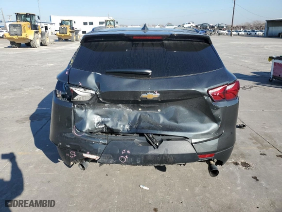 2019 Chevrolet Blazer with VIN 3GNKBCRS5KS677332, listed as a Copart auction lot 87407304 with 66,713 mi miles and Salvage Title. Bid and sale history available at carsss.com. Image 6.