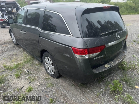 2014 Honda Odyssey EX z VIN 5FNRL5H43EB110147, wystawiony jako IAAI lot #42447601 z przebiegiem Nie podano mil oraz . Historia ofert i sprzedaży dostępna na DreamBid. Obrazek 3.