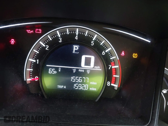 2016 Honda Civic Sedan LX with VIN 19XFC2F58GE098941, listed as a IAAI auction lot 42027734 with 155,677 mi miles. Bid and sale history available at carsss.com. Image 16.