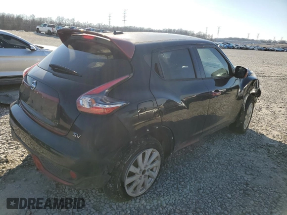 2015 Nissan Juke SV with VIN JN8AF5MR5FT506654, listed as a Copart auction lot 43602015 with Not Provided miles and Clean Title. Bid and sale history available at carsss.com. Image 3.