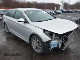 2017 Hyundai Sonata Sport with VIN 5NPE34AF4HH485507, listed as a IAAI auction lot 41853885 with 53,875 mi miles. Bid and sale history available at carsss.com. Image 17.
