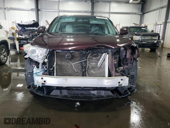 2013 Toyota Highlander Limited with VIN 5TDDK3EH5DS227165, listed as a Copart auction lot 61362485 with 94,258 mi miles and Salvage title. Bid and sale history available at DreamBid. Image 5.
