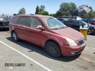 2014 Kia Sedona LX with VIN KNDMG4C72E6580997, listed as a Copart auction lot 60948224 with 189,808 mi miles and Clean Title. Bid and sale history available at carsss.com. Image 4.