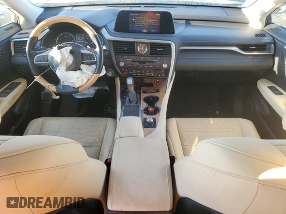 2021 Lexus RX 350L with VIN JTJHZKEA1M2021324, listed as a Copart auction lot 79802474 with 84,221 mi miles and Salvage title. Bid and sale history available at DreamBid. Image 8.