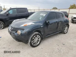 2012 Nissan Juke SL with VIN JN8AF5MR6CT101897, listed as a Copart auction lot 82836994 with 91,496 mi miles and Salvage Title. Bid and sale history available at carsss.com. Image 1.