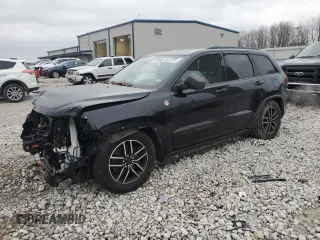 2019 Jeep Grand Cherokee Trailhawk with VIN 1C4RJFLT0KC553889, listed as a Copart auction lot 83410774 with 74,447 mi miles and Salvage title. Bid and sale history available at DreamBid. Image 1.