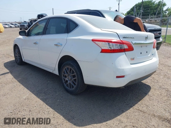 2013 Nissan Sentra SV with VIN 3N1AB7AP3DL754704, listed as a IAAI auction lot 41854355 with 219,696 mi miles and . Bid and sale history available at DreamBid. Image 3.