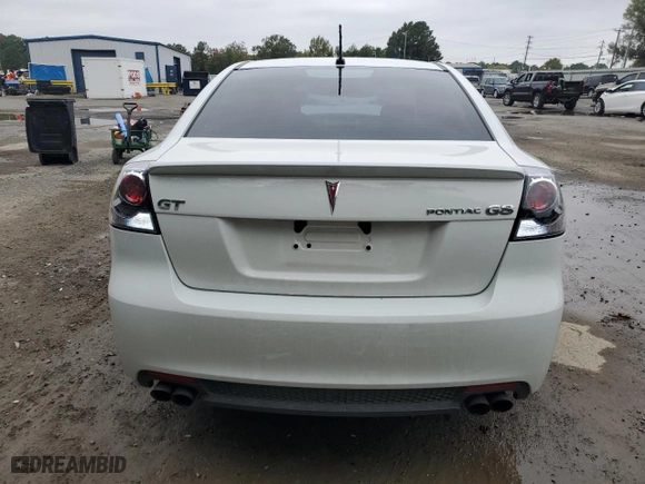 2008 Pontiac G8 GT with VIN 6G2EC57Y38L124948, listed as a Copart auction lot 78725184 with 46,510 mi miles and Salvage Title. Bid and sale history available at carsss.com. Image 6.