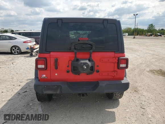 2018 Jeep Wrangler Unlimited Sport S z VIN 1C4HJXDG0JW122629, wystawiony jako Copart lot #56055015 z przebiegiem 130 731 mil mil oraz Czysty tytuł • Clean title. Historia ofert i sprzedaży dostępna na DreamBid. Obrazek 6.